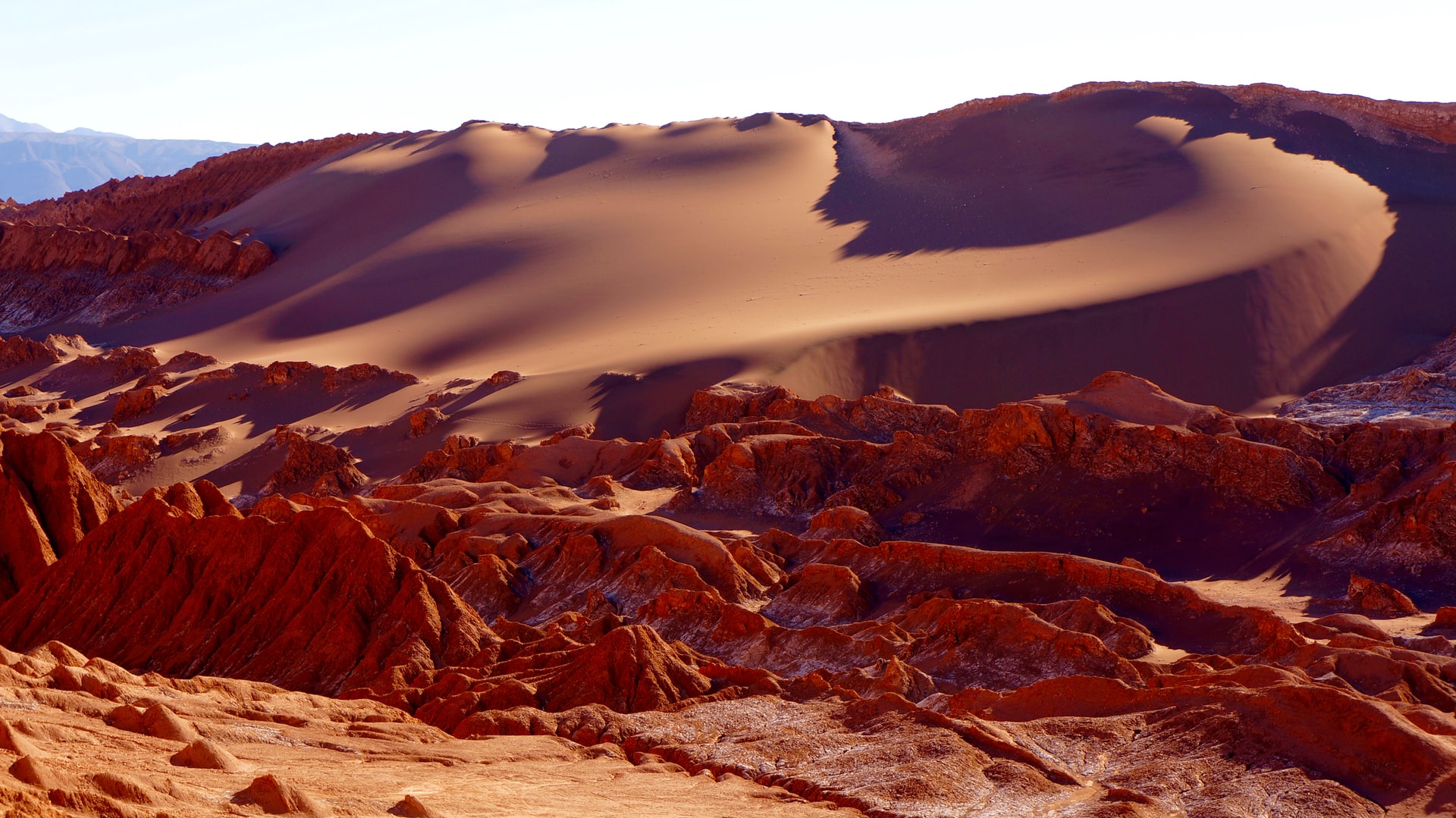 Sand Dunes In Atacama Desert