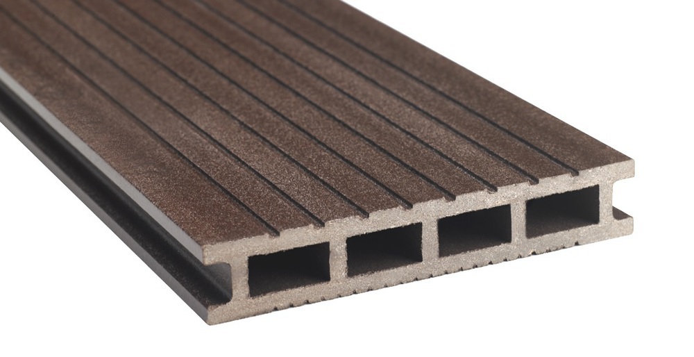 A brown wooden plastic brick