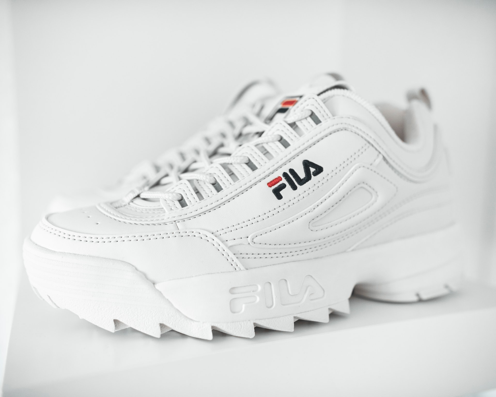 White color FILA shoe