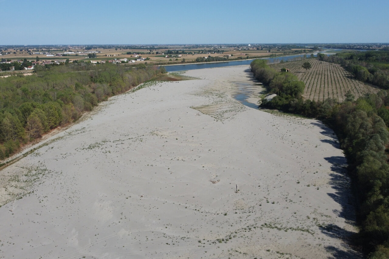 Drought Worsens In France As Part Of The River Loire Dries Up
