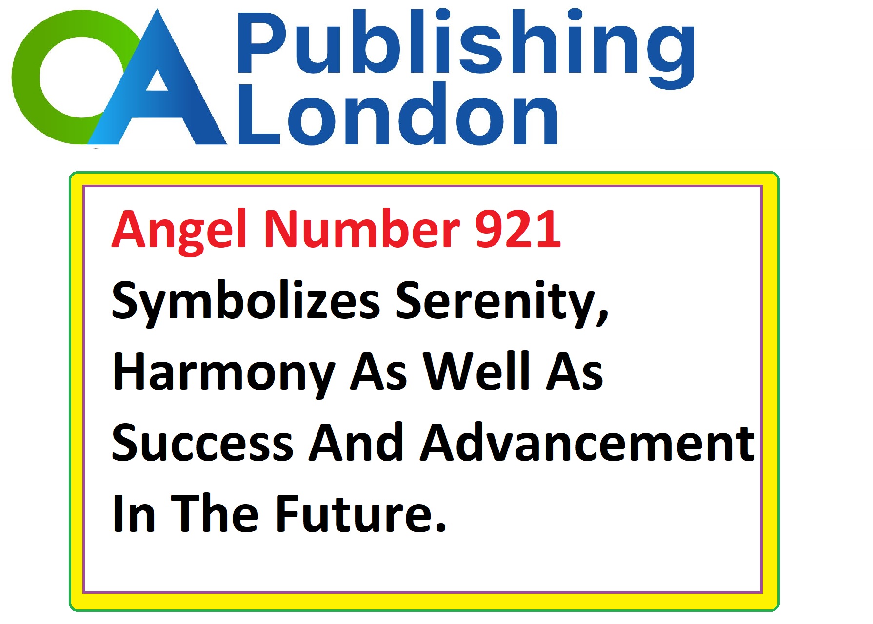 Meaning of 921 Angel Number